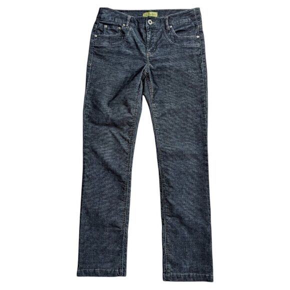 Z. Cavaricci womens 8 Blue/Black Corduroy Pants Size 6, M418-7613 - Picture 1 of 6